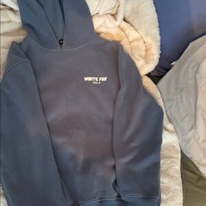 White Fox Boutique Blue Hoodie
